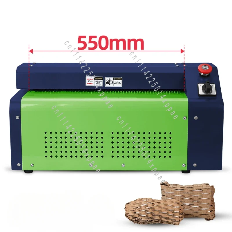For Paper Strip Cutting 550mm Waste Paper Max 10mm Thick Carton Box Shredder Cardboard Perforator