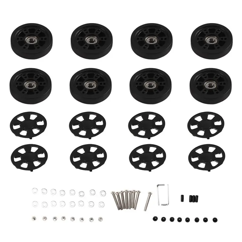 ab42-トラベルスーツケース用交換用キャスターホイール-8個入り-55x12mm-低騒音ローリングベアリング-スーツケースホイール用
