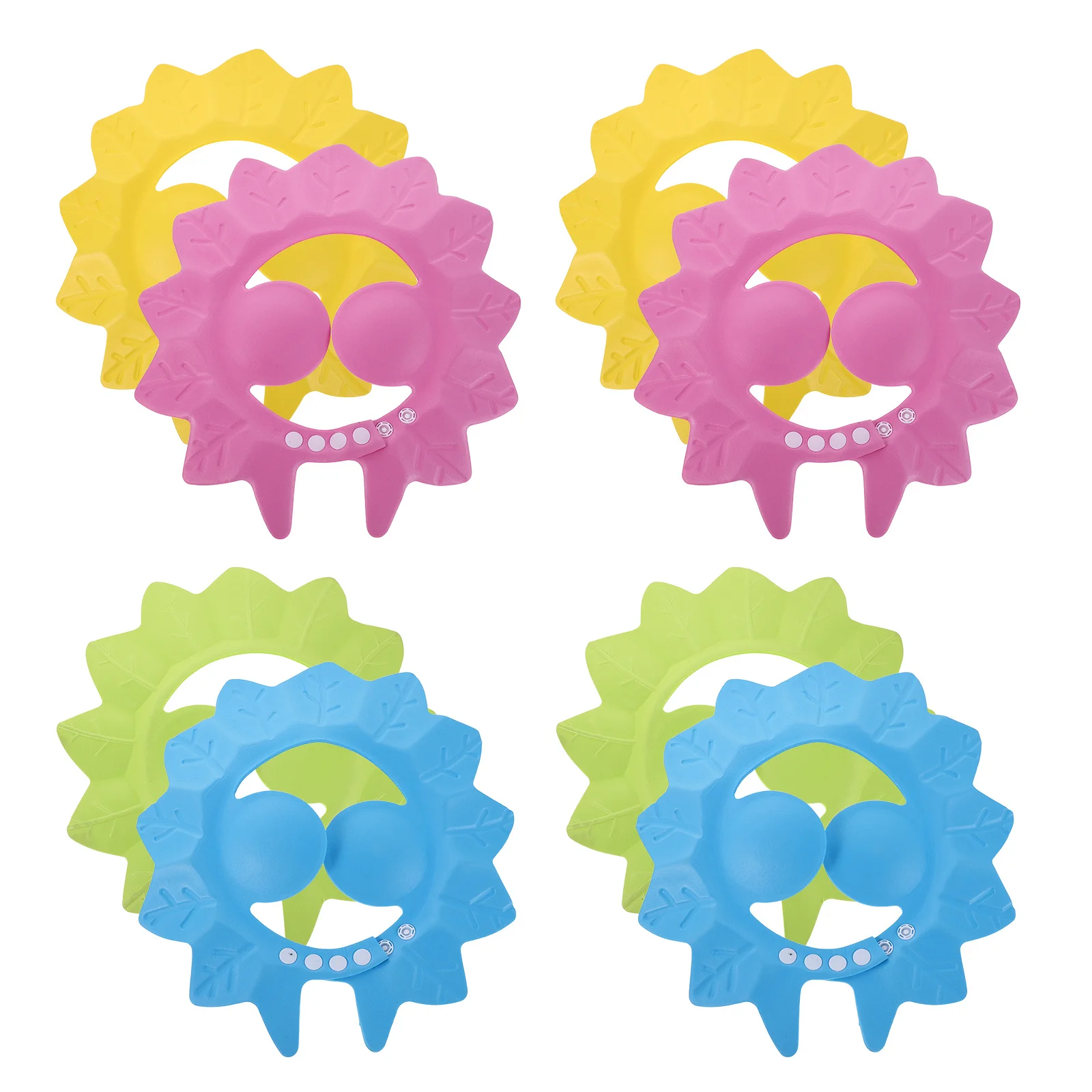 قبعة استحمام للأطفال قابلة لإعادة الاستخدام، قبعة غسيل مقاومة للماء للأطفال، سهلة التنظيف ومتينة، ملحق استحمام للأولاد والبنات