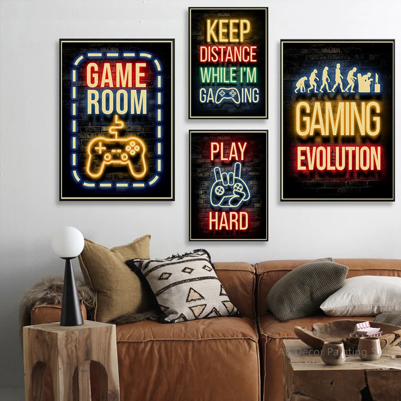 Affiches de citations de jeu r - Retro Gaming Wallpaper avis et prix