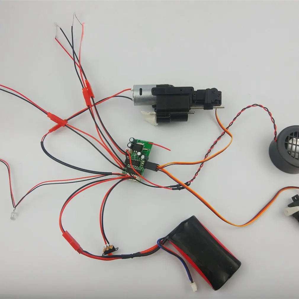 新品: サウンドグループシステム変換ワイヤーケーブルアップグレードアクセサリー WPL D12 B24 B36 C24 MN D90 RC トラック車のスペアパーツ用