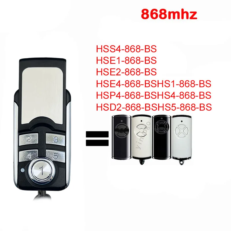 HORMANN 원격 제어 868MHz Bs 시리즈 HS4 HSE4 HSE2 HS1 HS5 HSE1 HSP4 HSS4 HSP4 HSD2 868 BS 차고 문 오프너 원격 제어