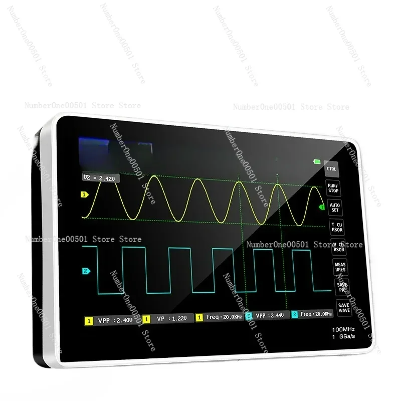 Digital oscilloscope FNIRSI 1013D dual channel digital touch panel oscilloscope 100M bandwidth 1GS sampling rate