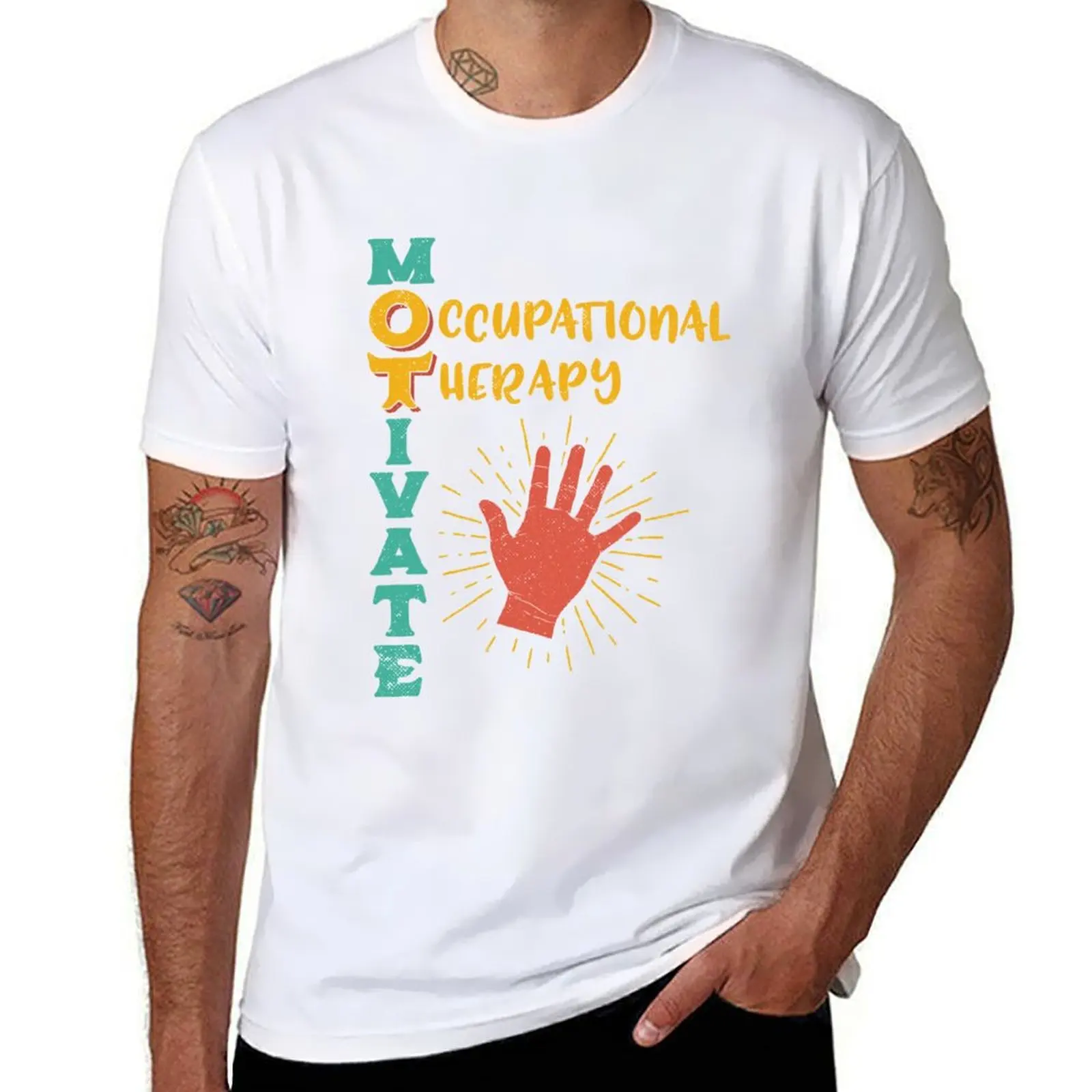 

Motivate OT Occupational Therapy Therapist T-Shirt t shirts with prints man graphic t shirt T-Shirt