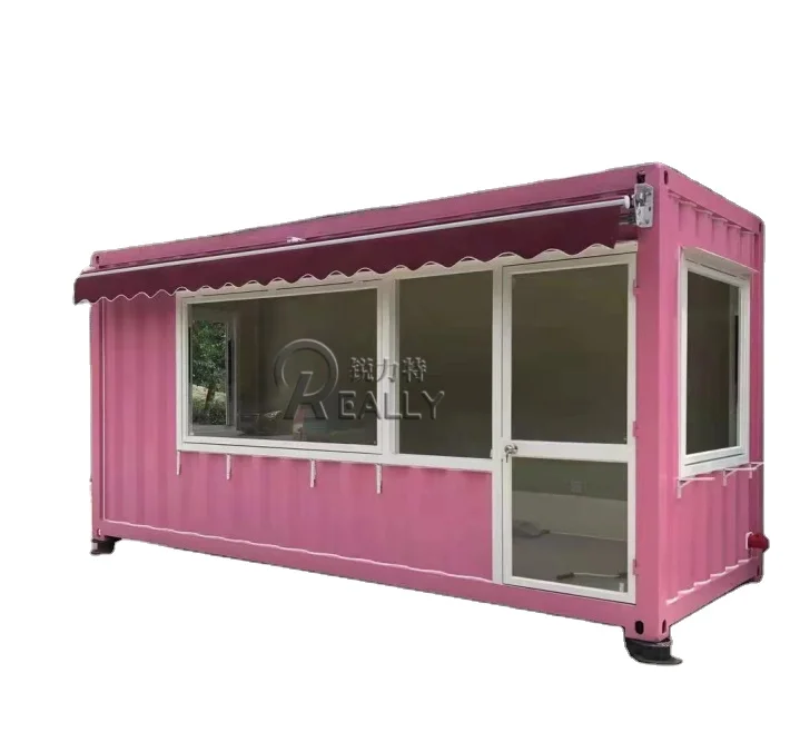 China Factory Float Shipping Containers Restaurant Container Cafe Bar Food Cloth Customized Container House