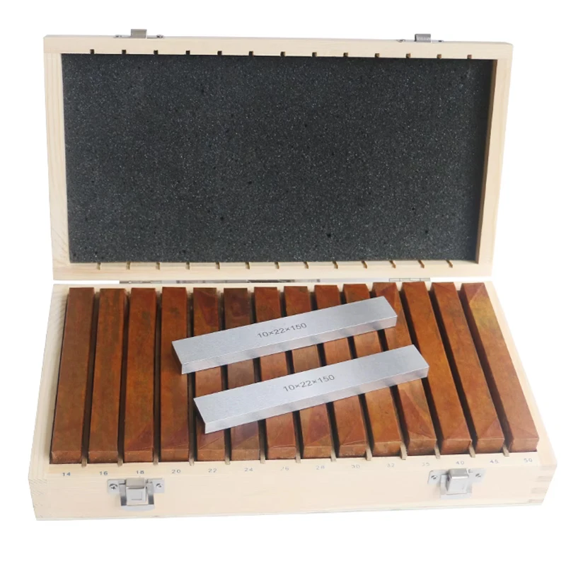 Imagem -02 - Carpintaria Gauge Block Grupo Acessórios para Marcenaria para Marceneiros Barras Laser Gravado Tamanho Marcações 28 Pcs