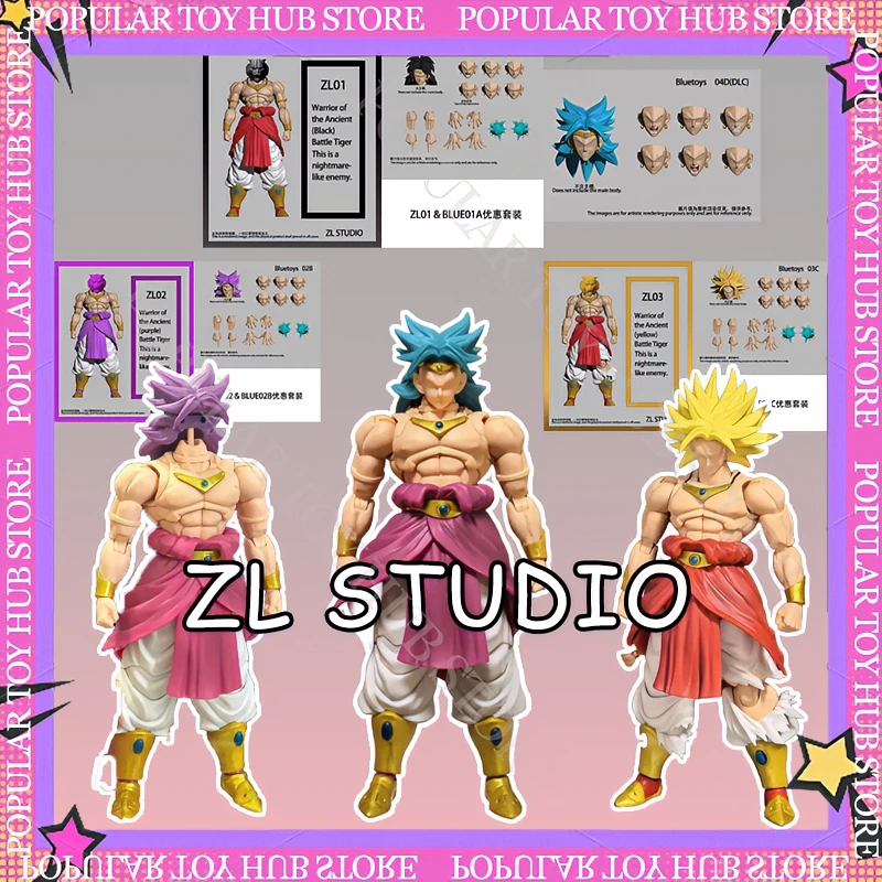 ZL ZL STUDIO Dragon Ball Thin Borly Warrior Of Ancient Black Battle Tiger 01A Head Expression Hands Accessories Bundle Set Toy - Aliexpress Deal