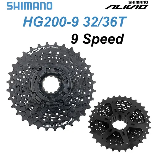 Shimano ALTUS HG200 piñón de Cassette MTB de 9 velocidades 32T 36T bicicleta de montaña 9S rueda libre 9V K7 piezas de bicicleta de trinquete