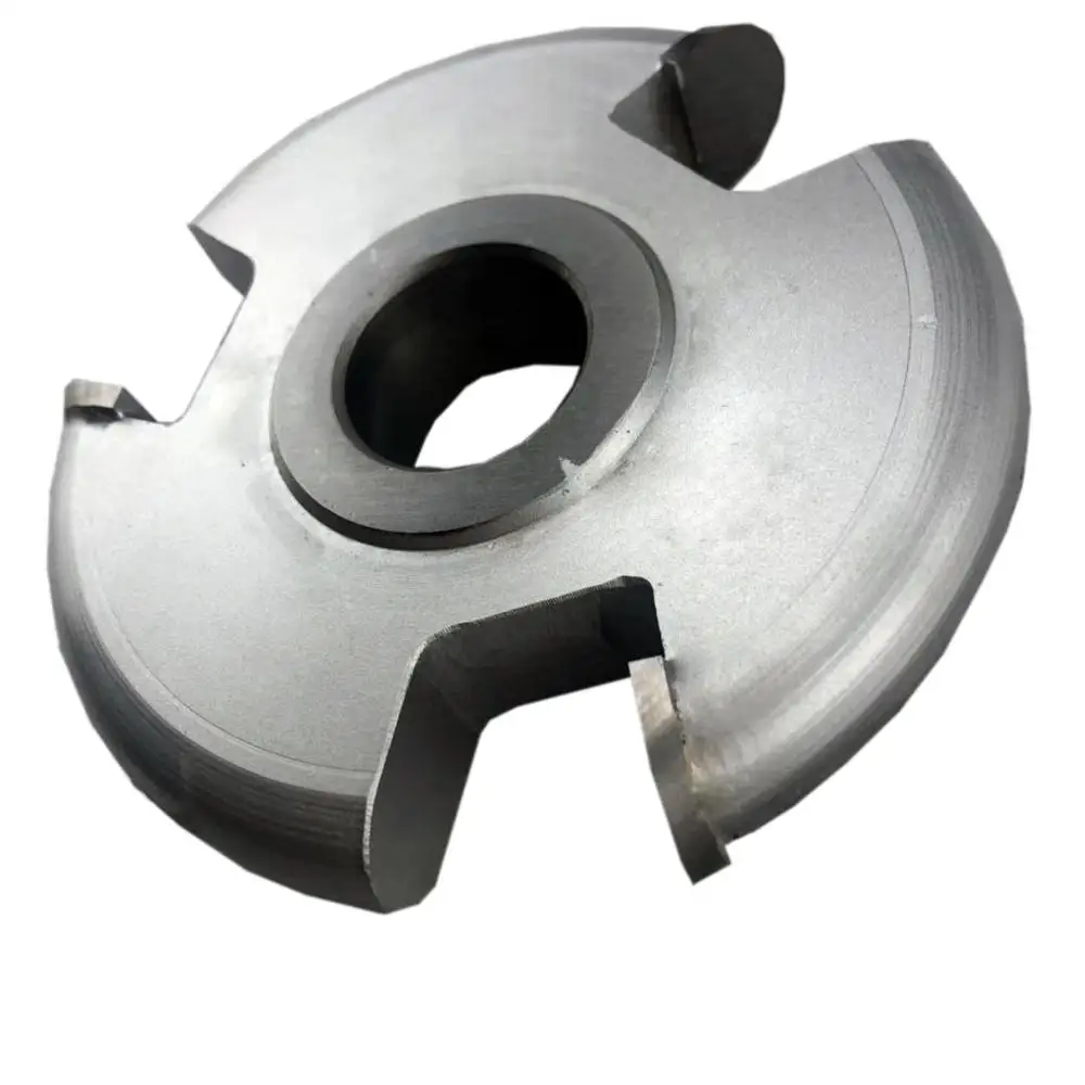 LIVTER Carbide Tipped 3-Wing Heavy-Duty Flute (Convex) 1/4 R x 4 D x 1/2 CH x 1-1/4 Bore Shaper Cutter