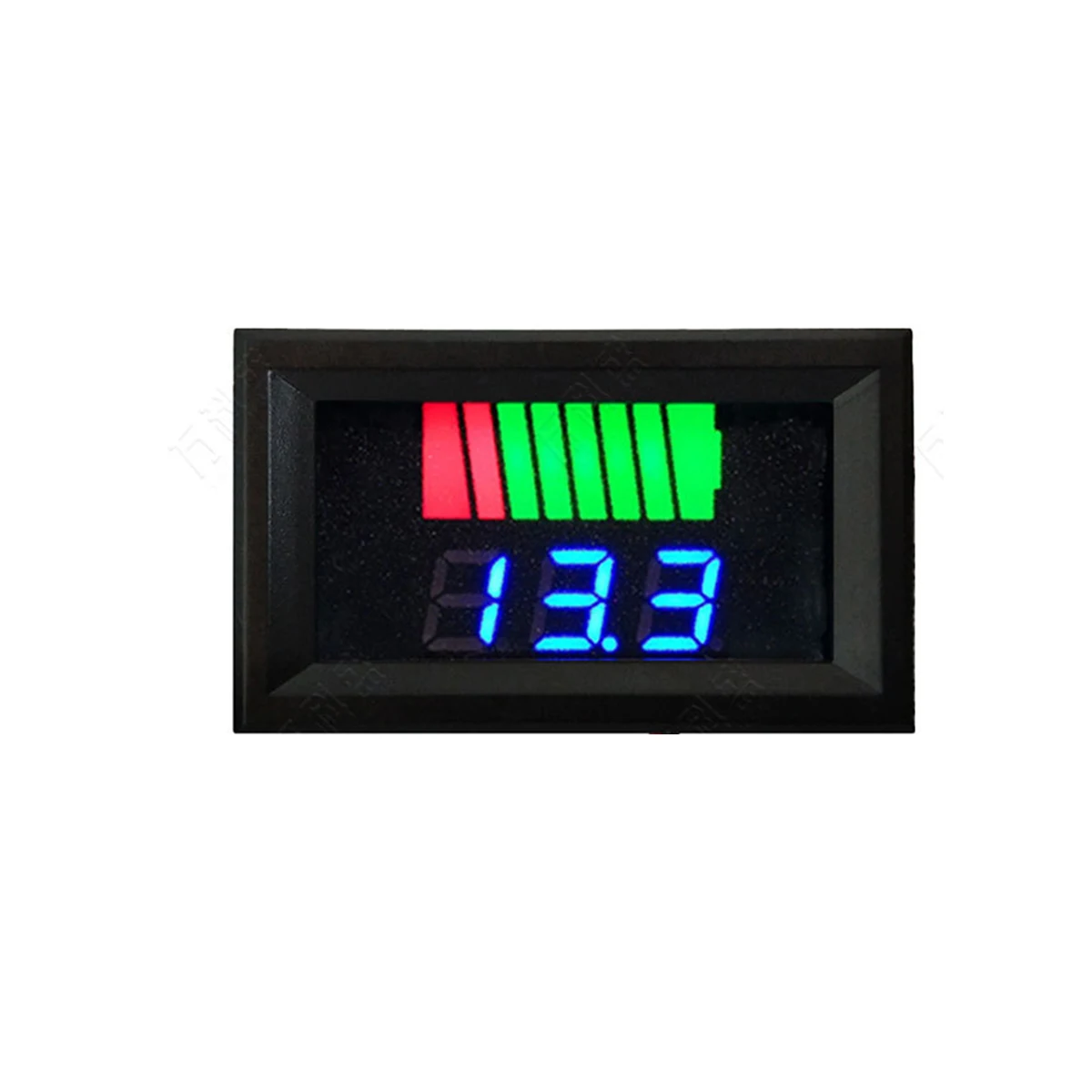 0.56\'\' Red Blue LCD Digital Voltmeter 12V 24V 60V 72V  Battery Capacity Indicator Lead Acid Power Car Motorcycle Voltage Tester