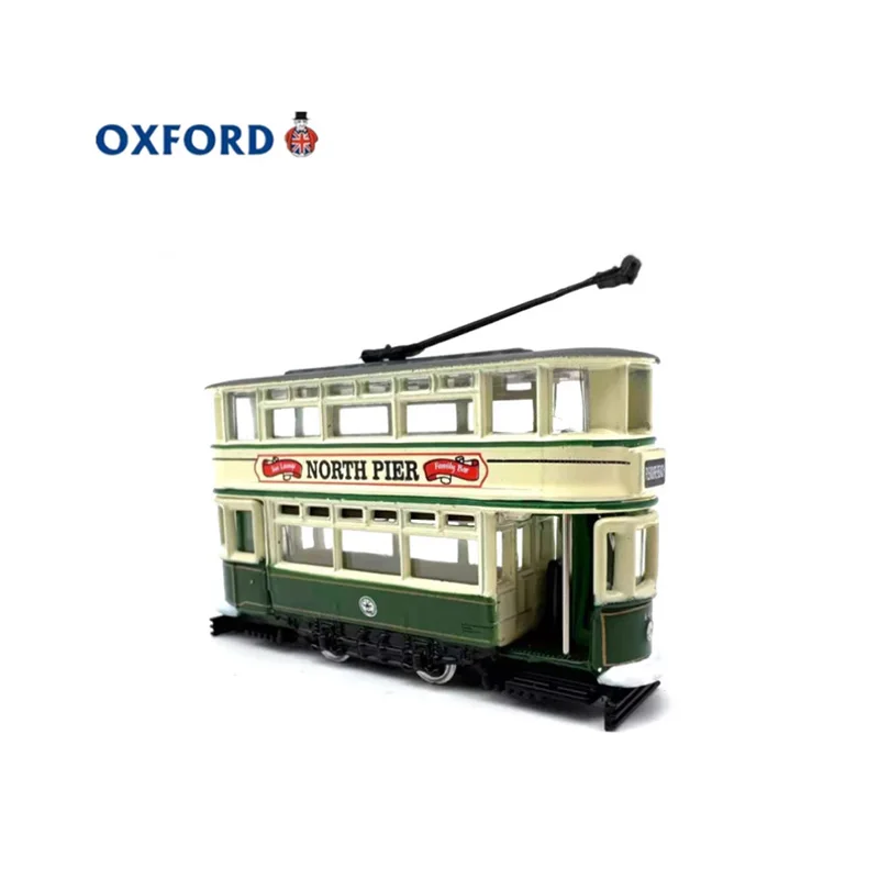 

Diecast 1:148 Scale OXFORD Blackpool Tram Alloy Retro Bus Model Finished Product Simulation Toy Collection Static Model