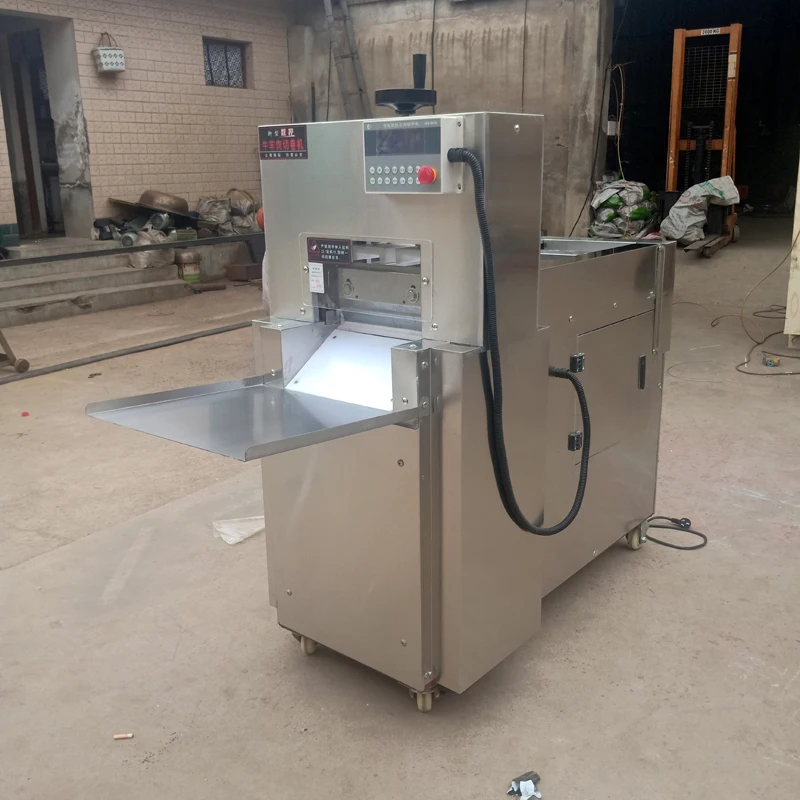 

Commercial Electric Meat Slicer Stainless Steel Mutton Rolls Cutter Lamb Beef CNC Cut Lamb Roll Machine