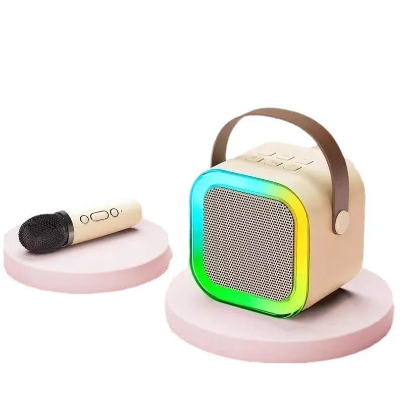 K12 ワイヤレスBluetoothマイクスピーカーオールインワン - 歌曲注文機能付きポータブルホームKTVセット