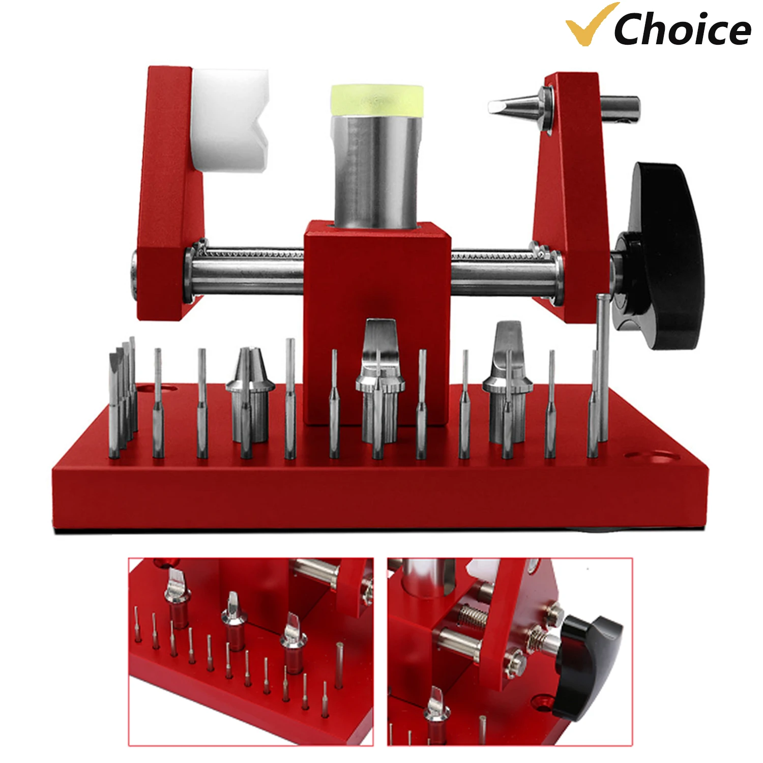 Professional Watch Back Case Cover Opener Watchmaker Repair Tool Set Band Link Remover Adjuster Workbench Remover Watch Tools