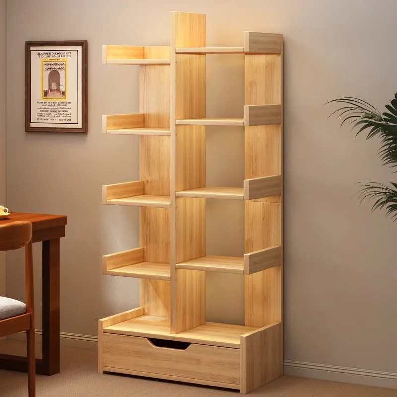 

Simple bookshelf floor-to-ceiling bedroom shelf narrow wall storage rack living room office display rack table storage narrow