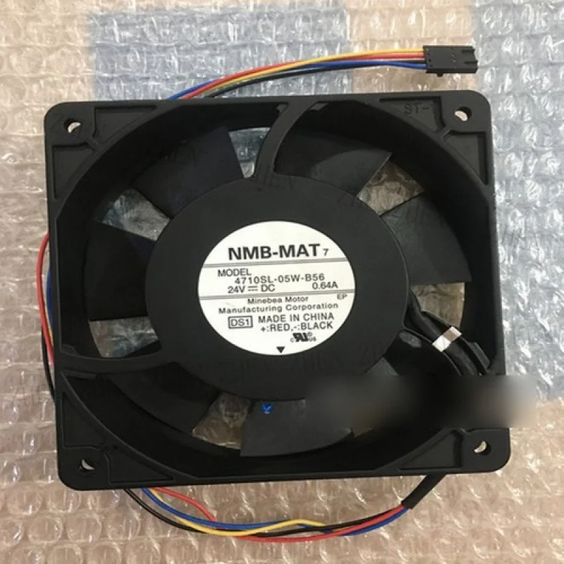Y  1PCS New for  NMB-MAT 4710SL-05W-B56 24V 0.64A 4-wire inverter fan # QW.