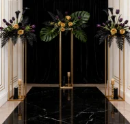 

12 шт.) Свадебный центральный элемент и подставка для цветов qq469