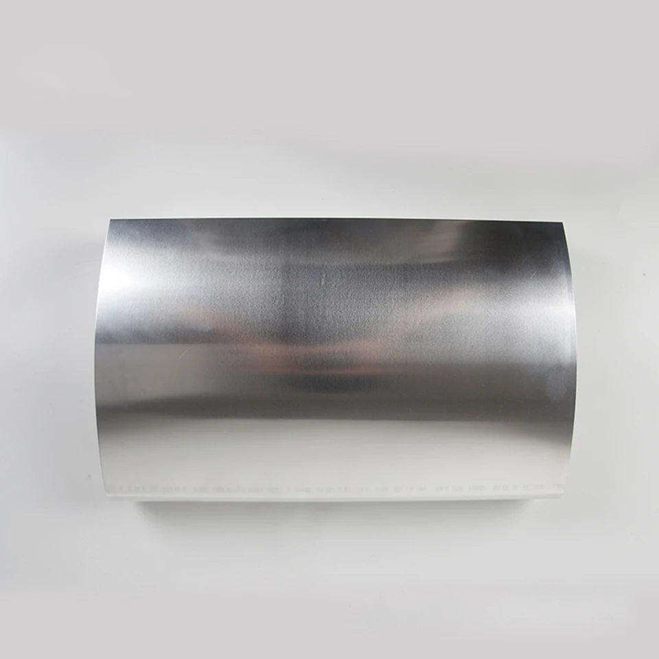 Painéis de amostra de revestimento em pó curvo 16*19cm alumínio/plástico em branco pronto para painéis de revestimento para teste de pintura e revestimento em pó MO-A16