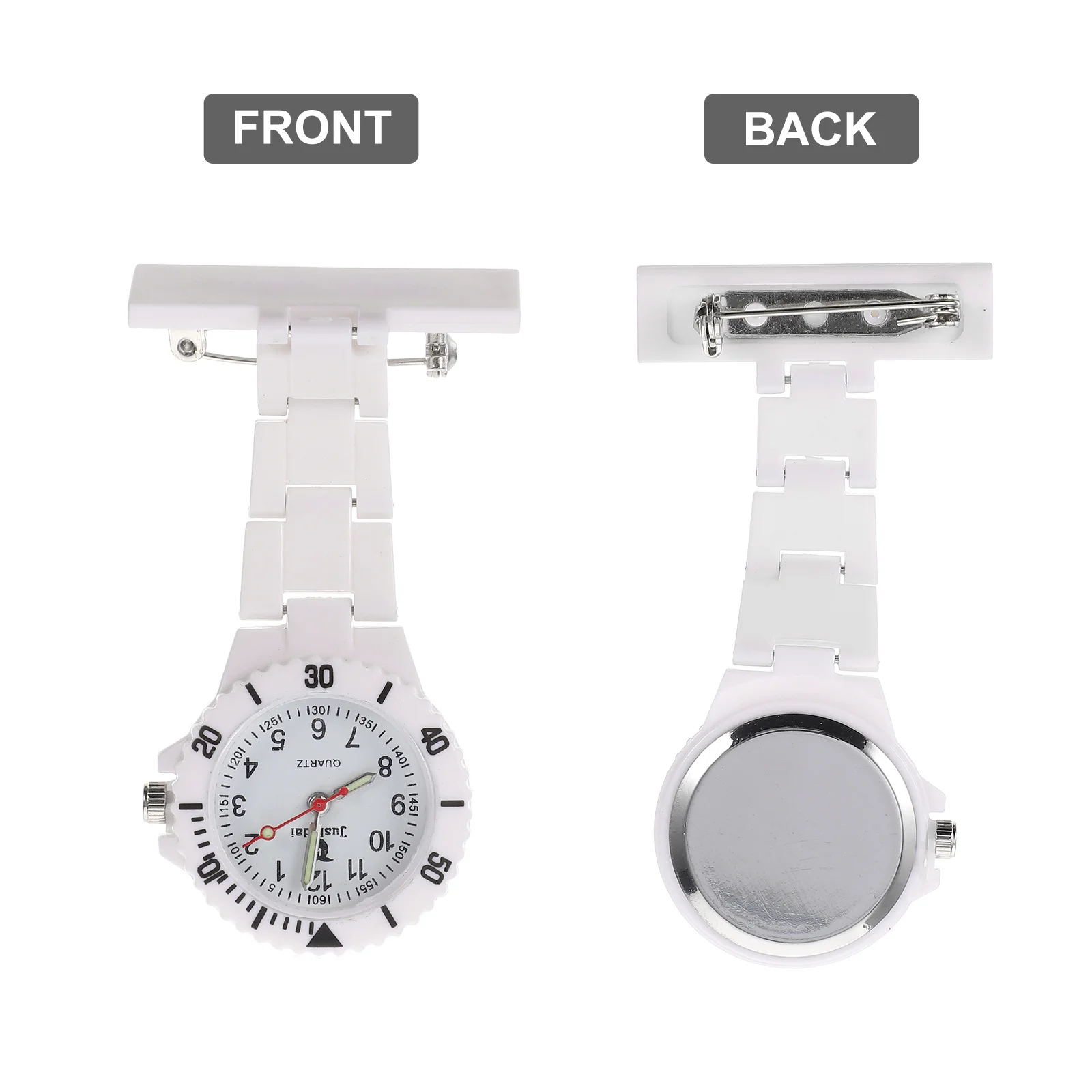 

1pc Silicone Dial Fob For Hanging Women Doctors Nurse Nursing Pocket Fashion Women Nurse Watch Nurses Watch Students