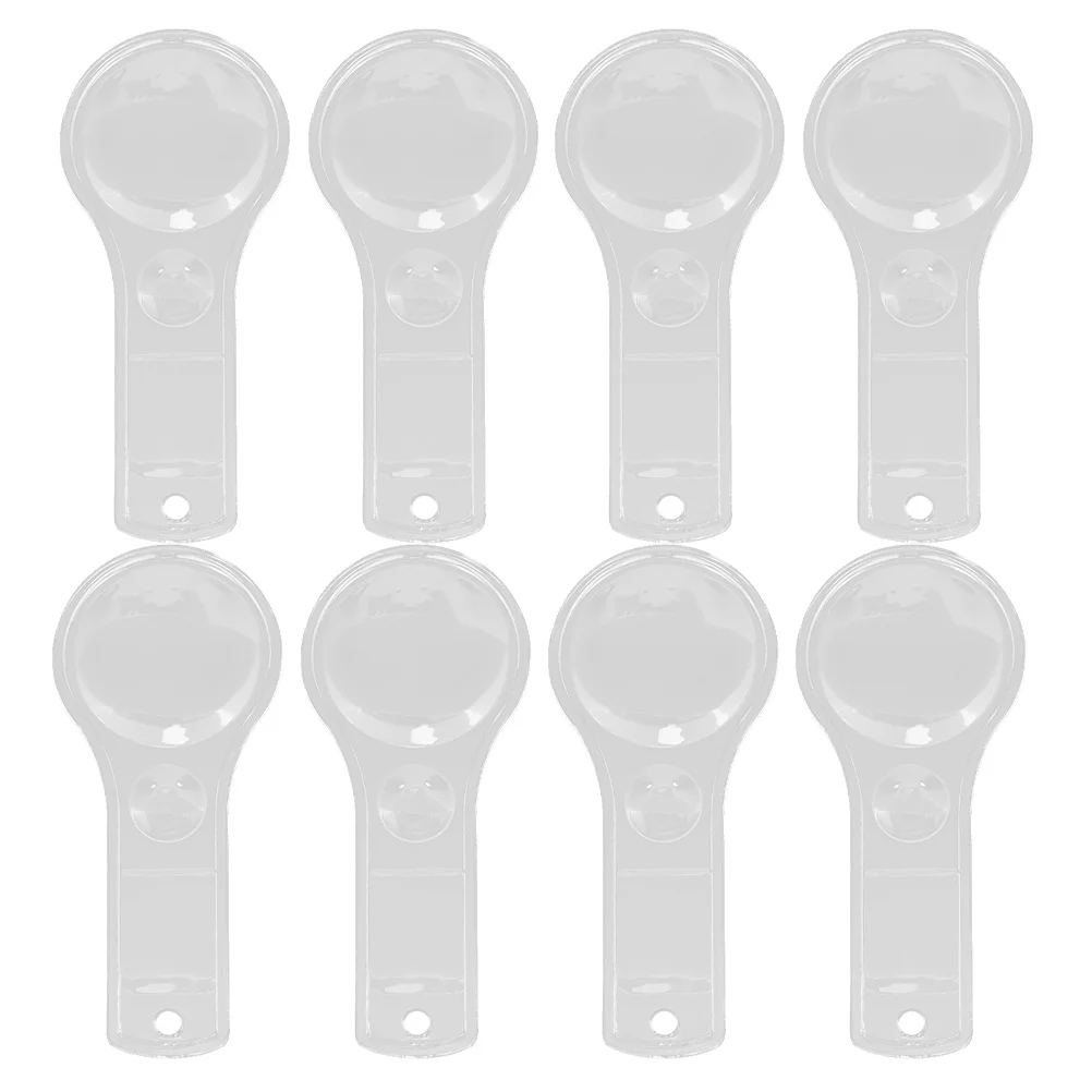 8 Stuks Mini Handheld Vergrootglas 5x 10x Draagbare Lezen Vergrootglas voor Kinderen Senioren Wetenschap Onderwijs Insect Observatie