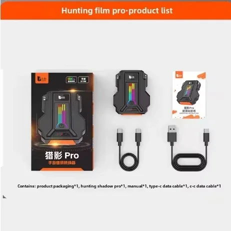 Adaptador conversor de mouse e teclado para jogos Hunter Lieying Pro Hunter Pro