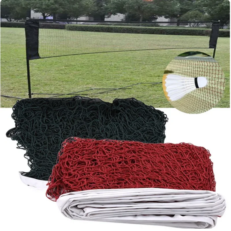 Hochwertiges profession elles Training Square Mesh Standard Badminton Netz Sport netz für Outdoor Badminton Tennis Netz Ersatz