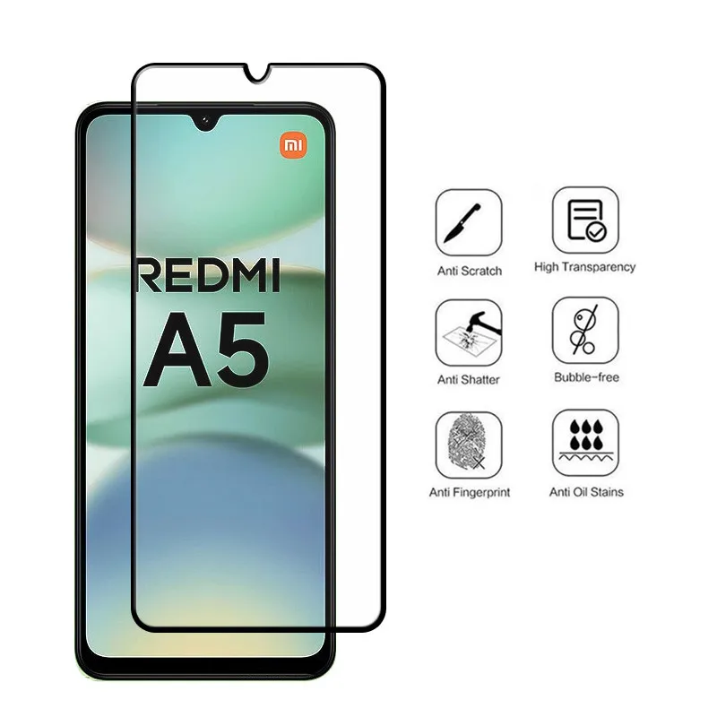 3 + 2 для Redmi A5 закаленное стекло противоударное 9H защита от царапин передняя мягкая пленка объектива Фото №3