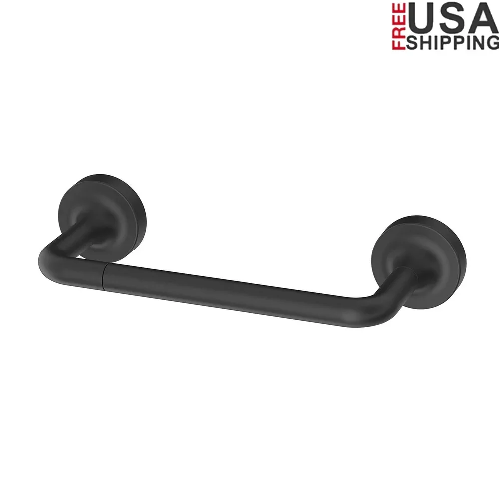 

Настенный держатель для туалетной бумаги, матовая черная отделка, современный дизайн, легко смена рулона, функциональный аксессуар для ванной комнаты, фурнитура