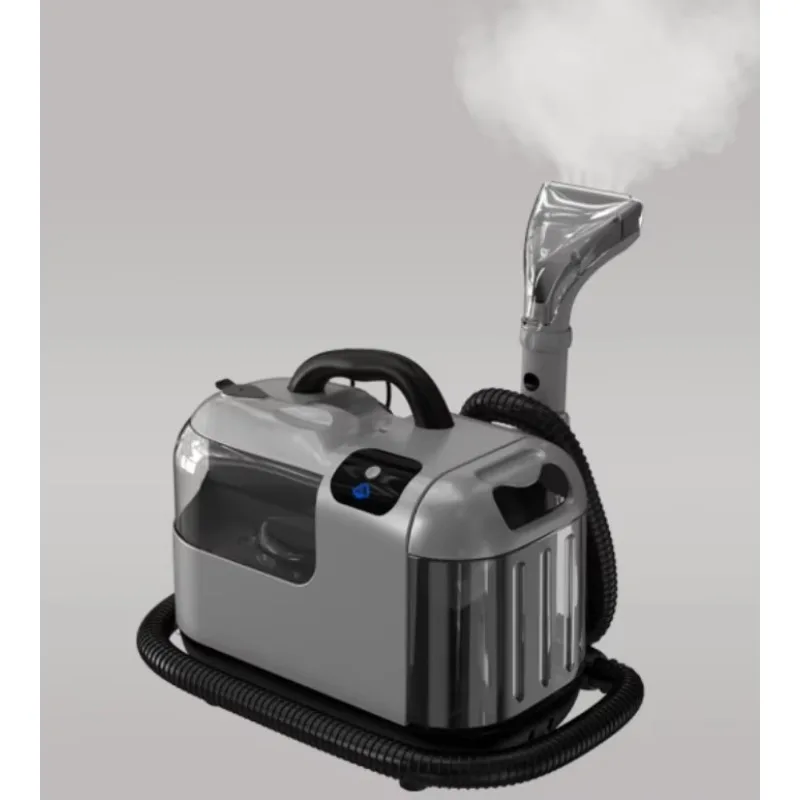 

1200W electric handheld clothing fabric steam cleaner, wet and dry function, intelligent voice prompt, family car, hotel use