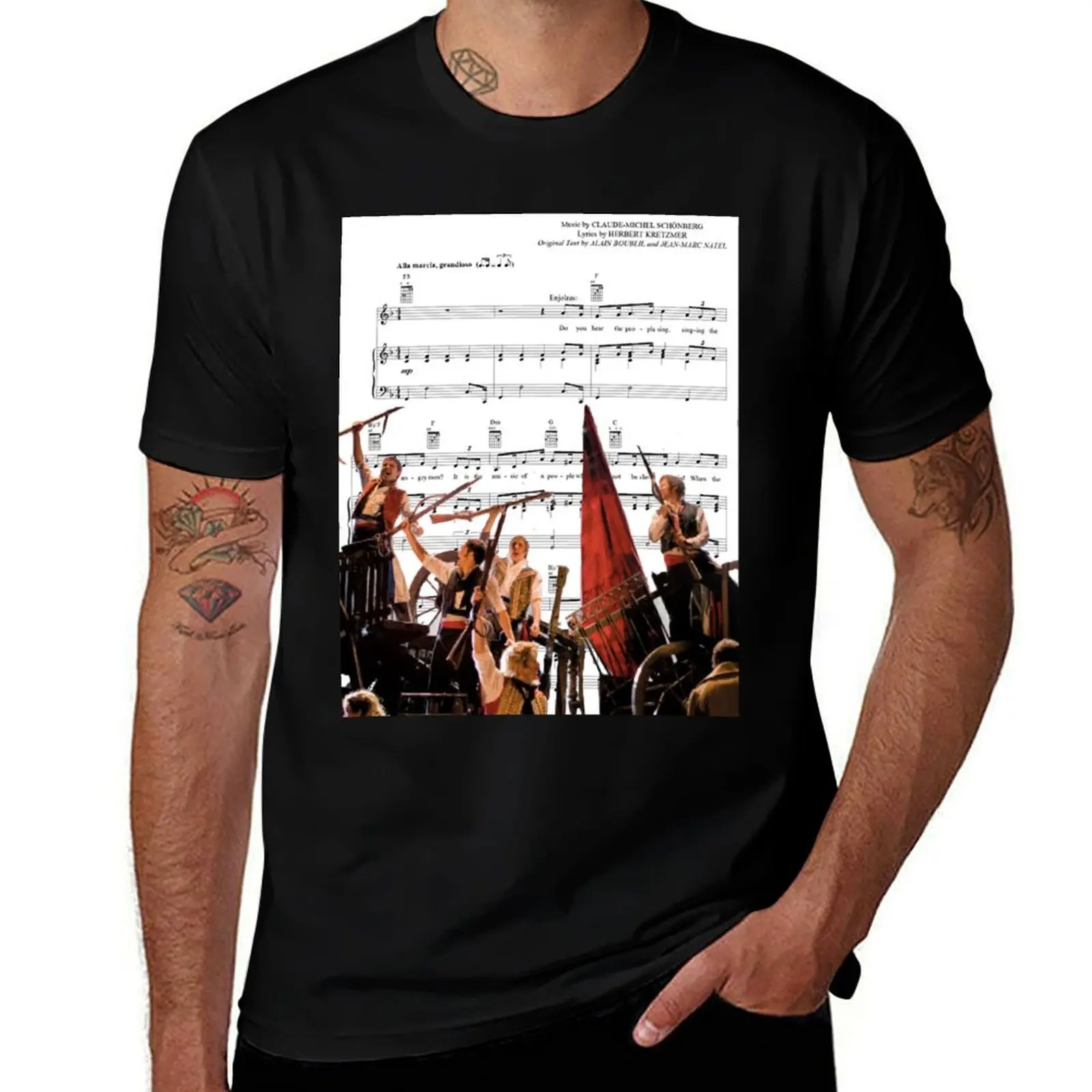 Do You Hear the People Sing - Les Miserables T-Shirt Casual Everyday Short Sleeve T-Shirt
