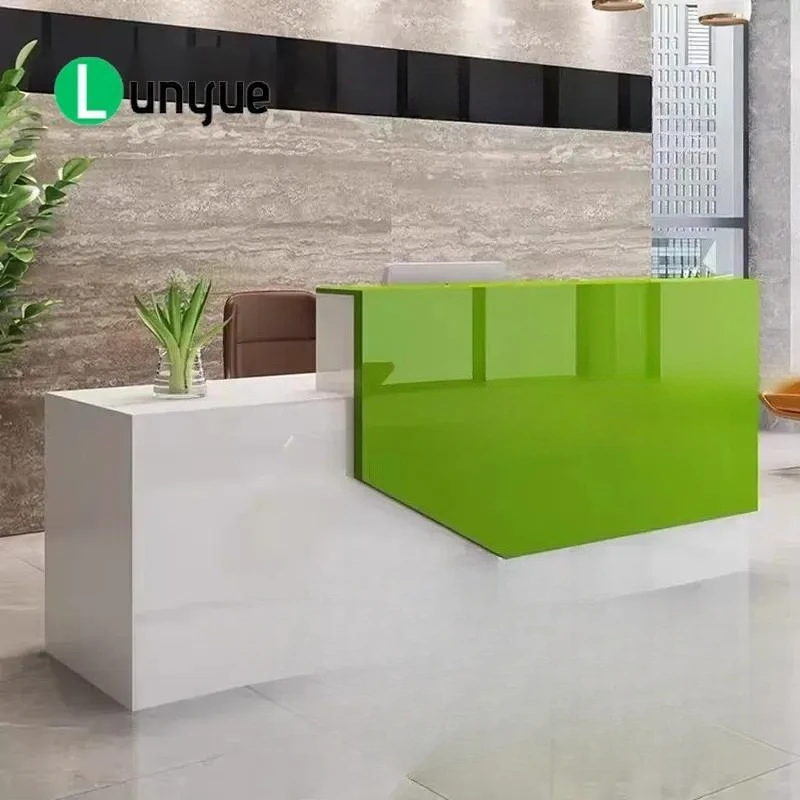 Customizable Reception Desk for Beauty Office Front Counter Modern Business Building Reception Table Professional