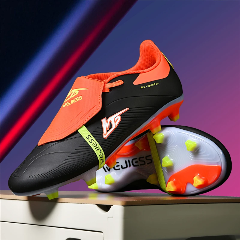 

Professional Football Boots Designer Mens Soccer Cleats Fashion High Top Boy Soccer Shoes Original Youth Anti Slip Fast Sneakers