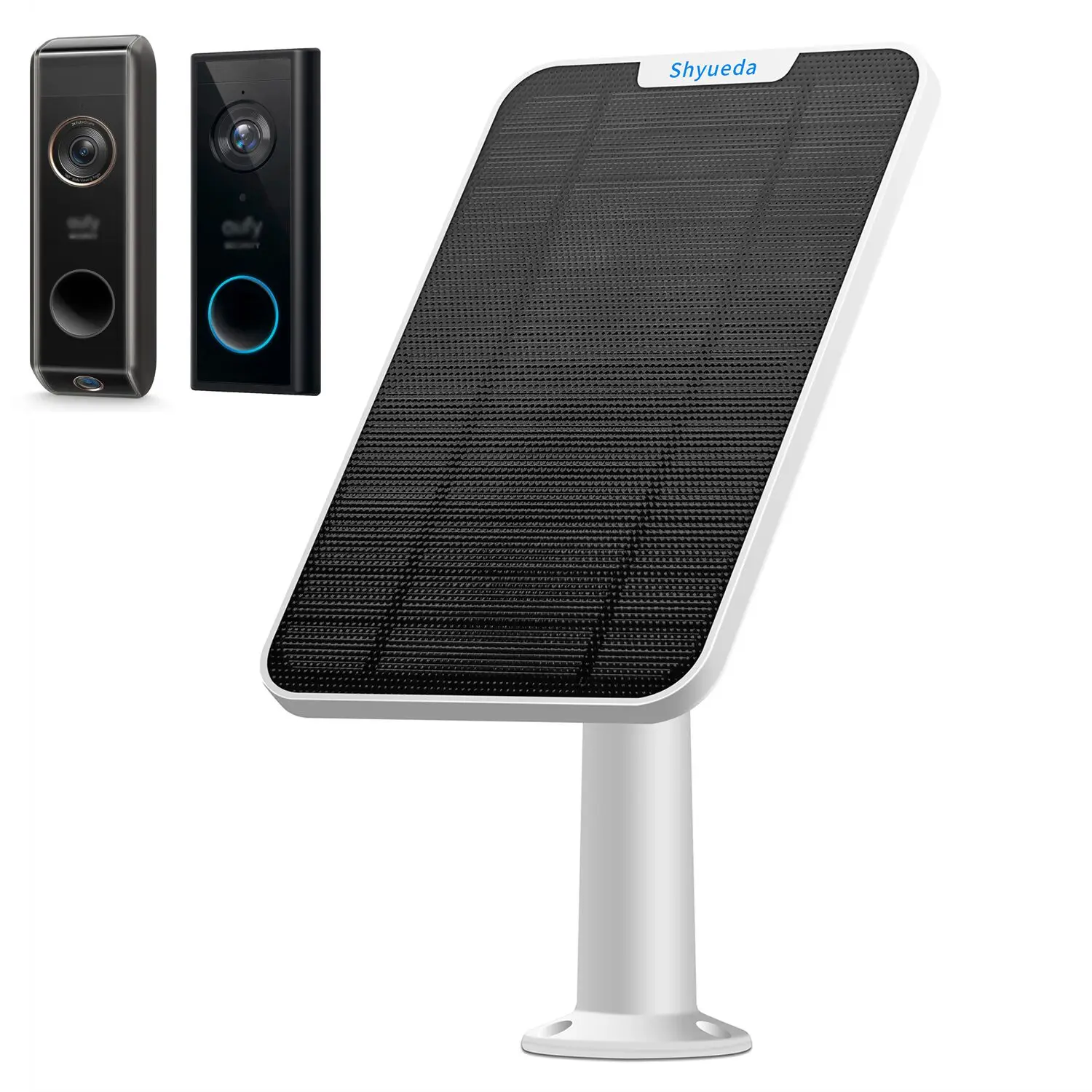 Nouveau chargeur de panneau solaire 4W pour sonnette vido Eufy 2K/double camra (batterie) support de cble