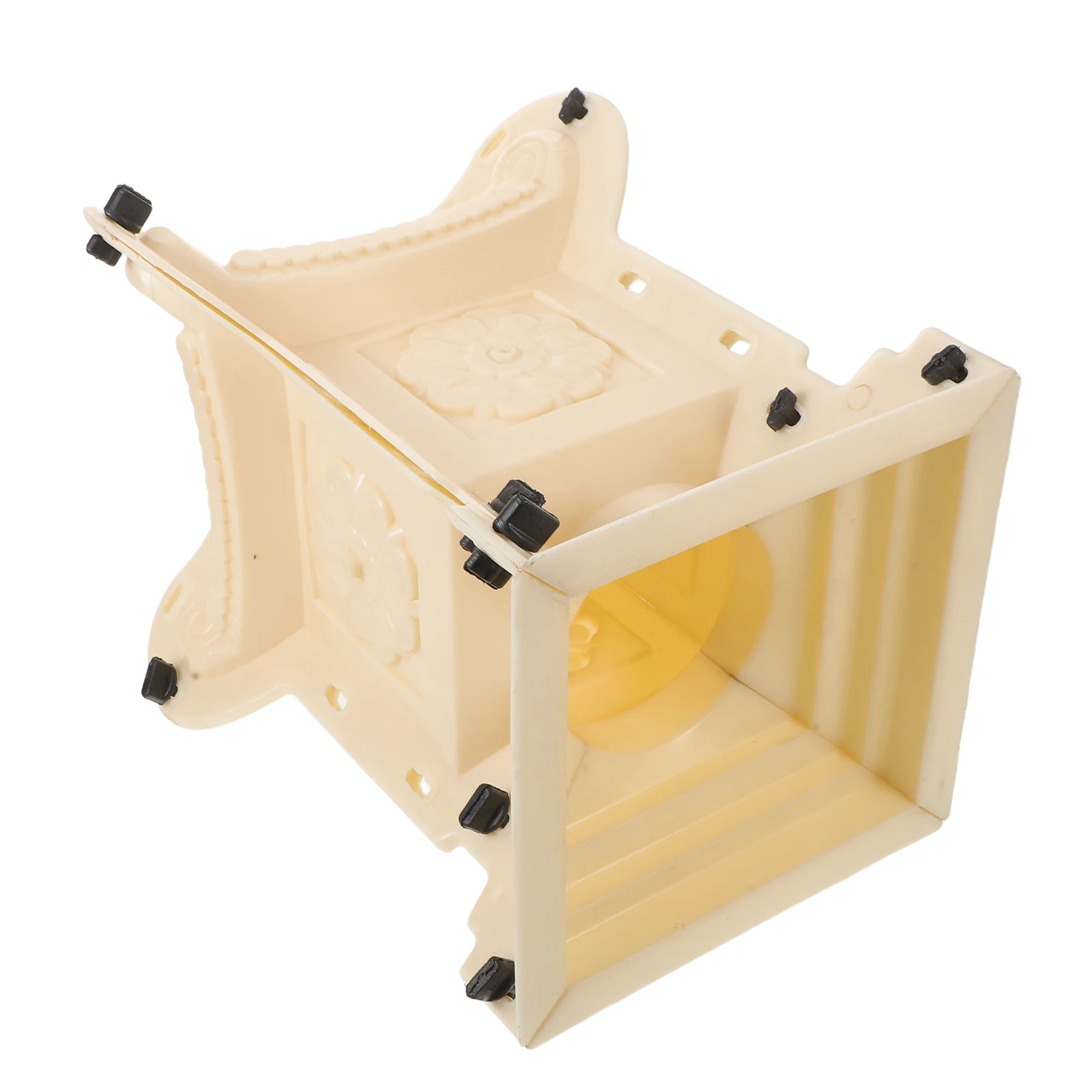 

Chinese Pagoda Concrete Mold Sturdy Cement Casting Mold Reusable Weather Resistant Garden Patio Courtyard Decoration Pagoda