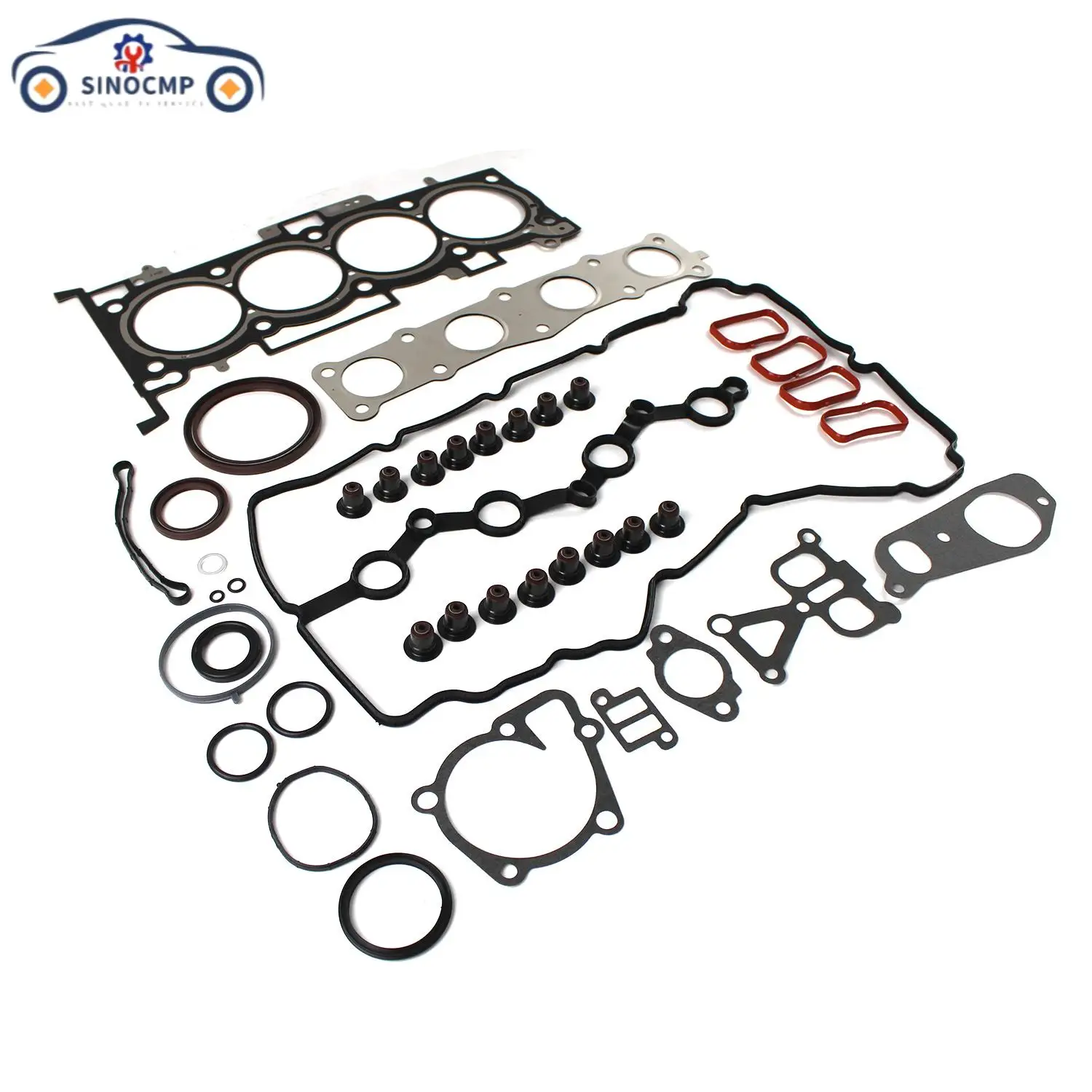 

Комплект прокладок для капитального ремонта двигателя 21443-25000 209102GA02, подходит для Tucson Sportage 2.4L GDI G4KJ 2016-2020, комплект прокладок двигателя