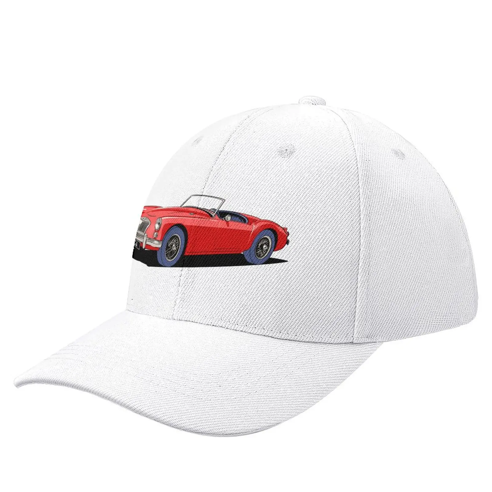 

Classic MG MGA Roadster in Red Baseball Cap Hat Man For The Sun Gentleman Hat Beach Hat Baseball Cap Men's Baseball Women's