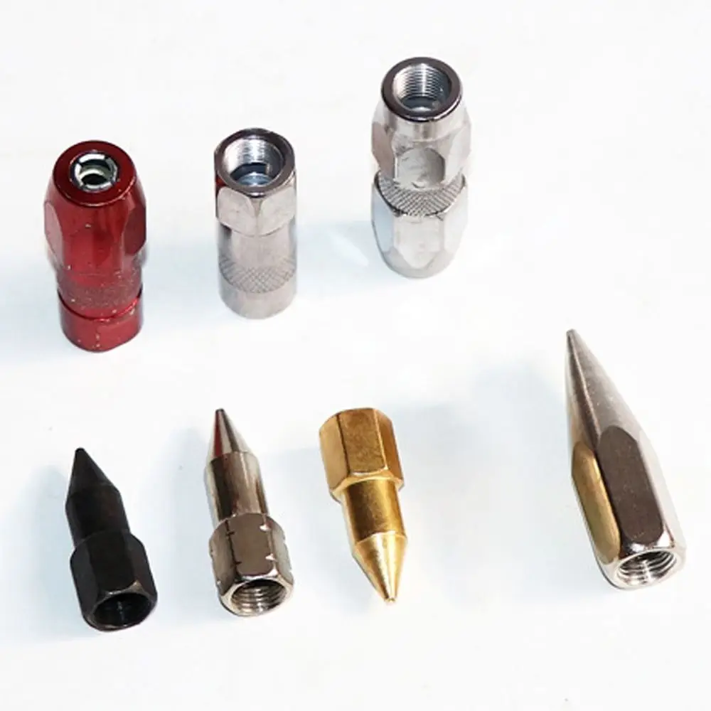 الملحقات العالمية الثقيلة تطول الشحوم فوهة مسطحة حادة شقة الفم تلميح زبدة فوهة #4