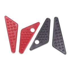 Motorcycle Accessories Front Foot Brackets Wing Triangle Glue Rubber Pad for Honda Hornet 250 Hornet 600 Hornet 900