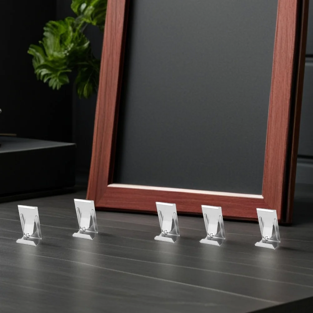 

50Pcs Photo Frame Metal Spring Turn Clip Hanger Accessories Durable Iron Easy Install Remove Firm Hold Wooden Frames Canvases