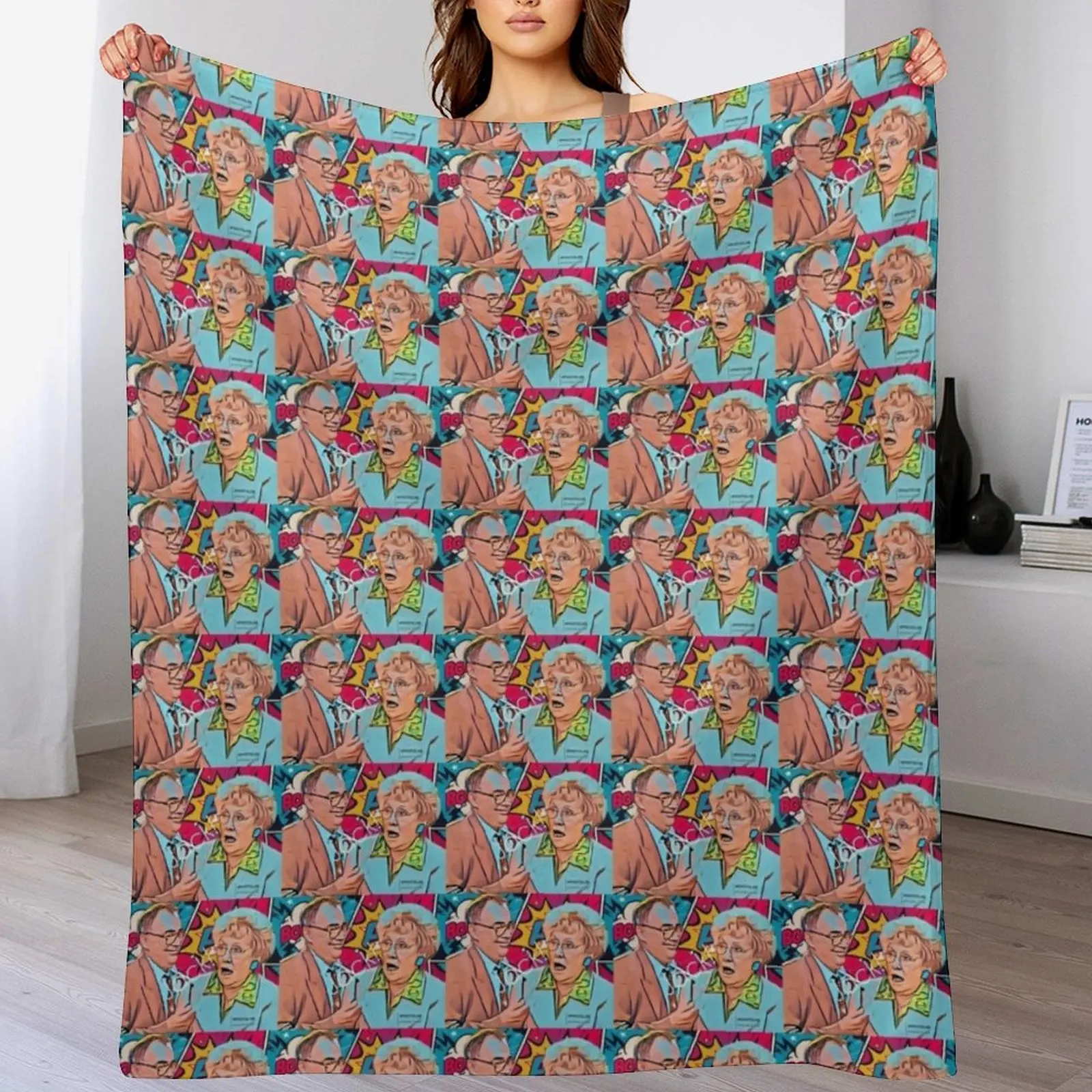 Coronation street Jack & Vera Throw Blanket Fade Resistant Durable Throw Blanket