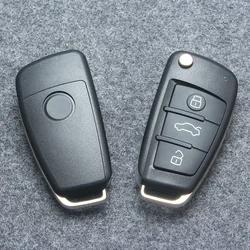 Car Key Conversion Case Remote Control 3 Buttons Remote Control For Audi A2 A3 A4 A6 A6L A8 S5 Q7 TT A3 (8P1) 2006 2007 HAA HU66