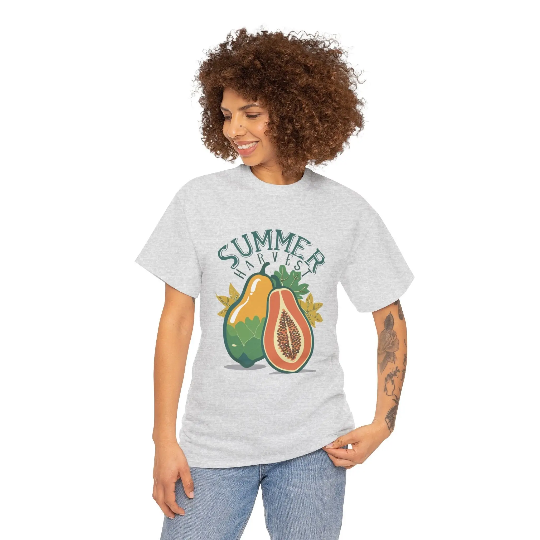 Summer HarvesT T Shirt Farm Comfort Colors Papaya Vintage Style Boho