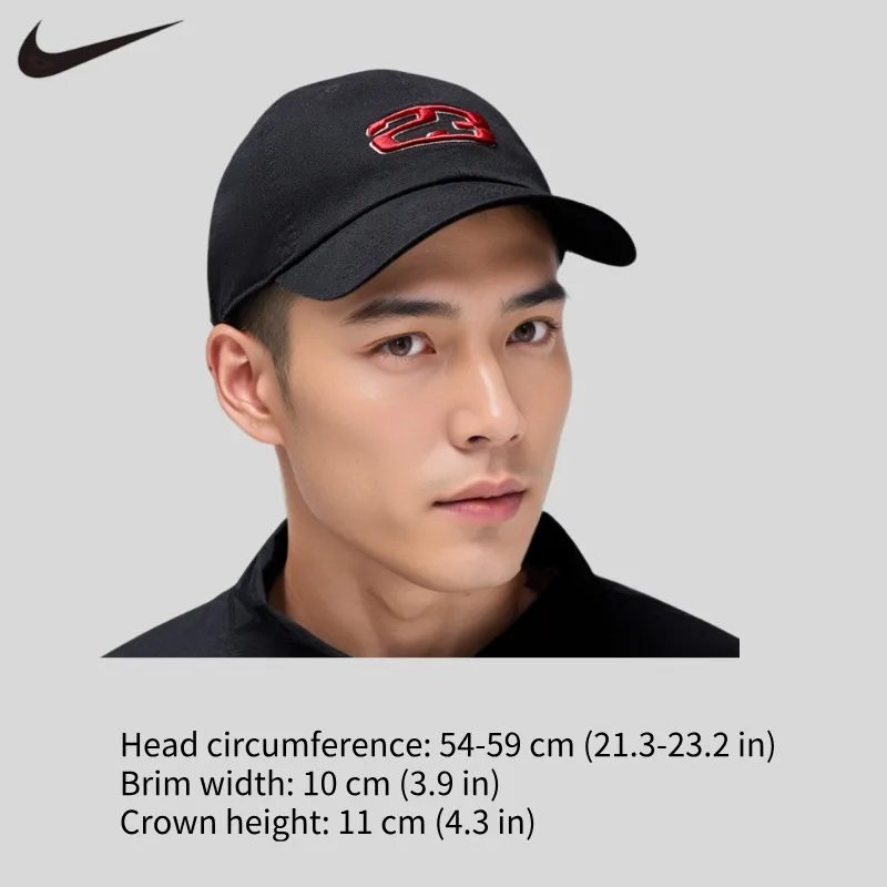 Nike JORDAN Men's and Women's Same Soft-top Sports and Leisure Baseball Cap HJ2444-010 view 4