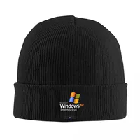 Windows XP Warm Knitted Cap Hip Hop Bonnet Hat Autumn Winter Outdoor Beanies Hats for Unisex Adult