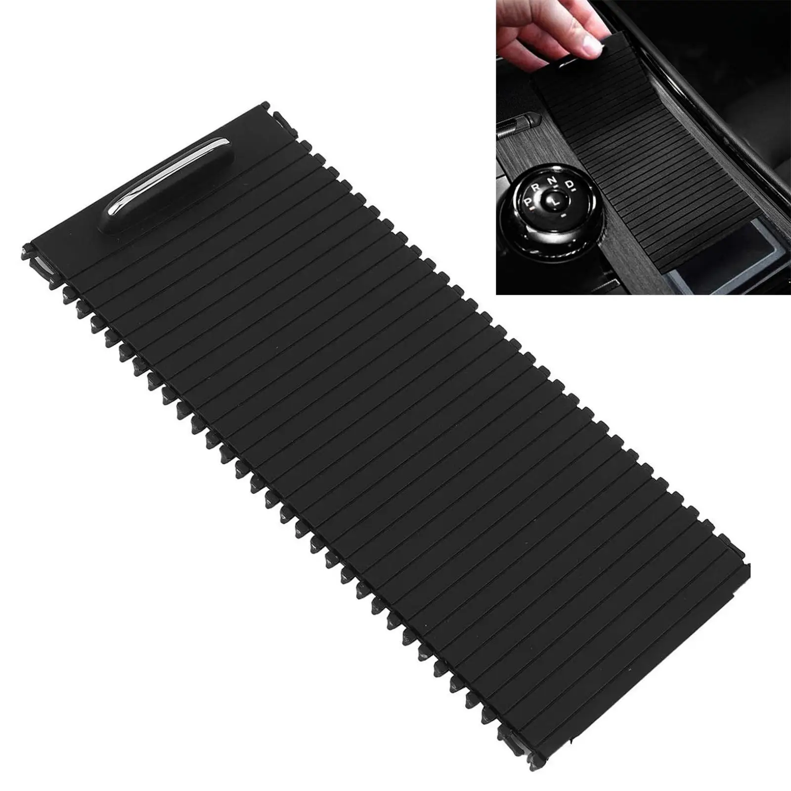 Center Console Roller Drink Water Cup Holder Tray Car Replace Professional Roller Blind Cover Cup Holder Panel Sliding Shutter - view 3