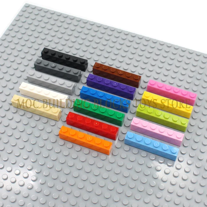 20pcs/bag MOC Parts 3009 Brick 1x6 Building Blocks DIY Enlighten Classic Splicing Educational Compatible with Accessories Toys