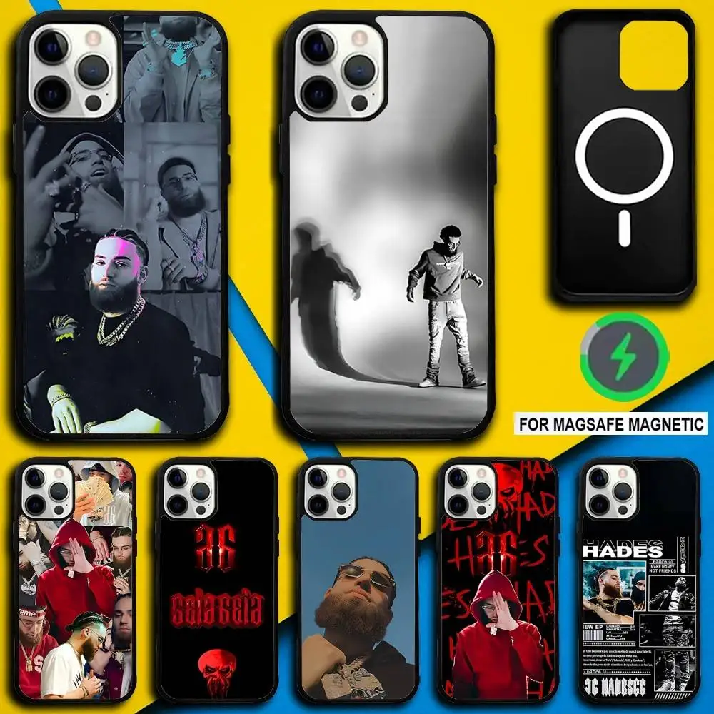 

Rapper H-Hades 66 Phone Case For iPhone 17,16,15,14,13,12,11,Pro,Max,Plus,Mini,SE4,E Magnetic Magsafe Wireless Charging