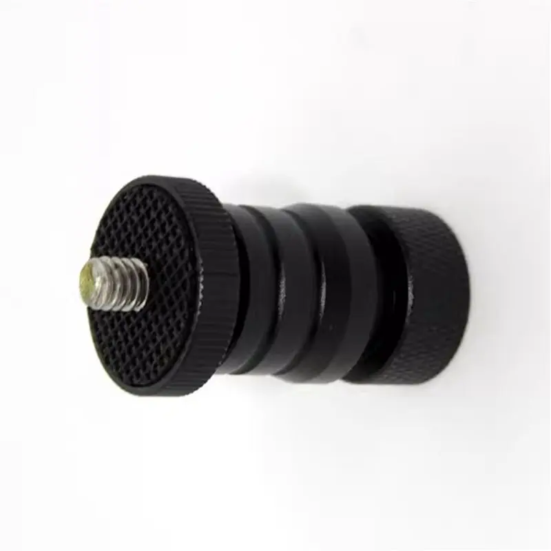 SQPP-2X Mini Quick Release Mic Microphone Boom Mount For Pro Pole Rod Recorder Tripod Camera, 1/4 Fole To 1/4 Male, 1/4-20