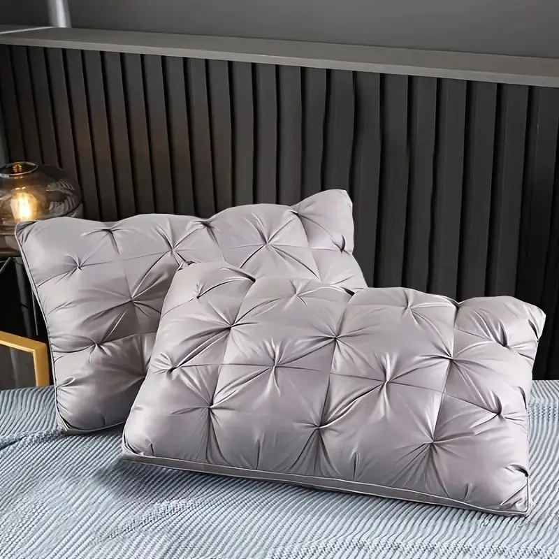 Высококачественная плетеная подушка для волос, пушистая мягкая подушка, изысканная технология плетения, чтобы создать комфортный опыт сна, подходящий для спальни/автомобиля/кемпинга.