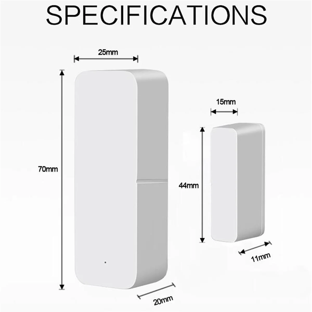 مستشعر الباب والنافذة الذكي ، tuya zigbee ، اتصال لاسلكي ، متعدد الوظائف ، مركز ذكي ، تطبيق smartmelife